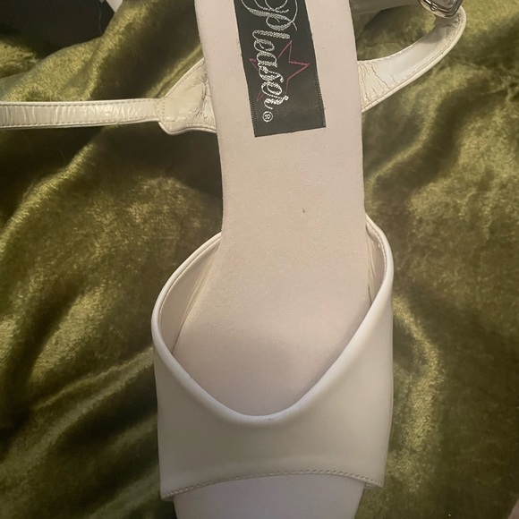 White Pleaser Heels - Picture 4 of 5